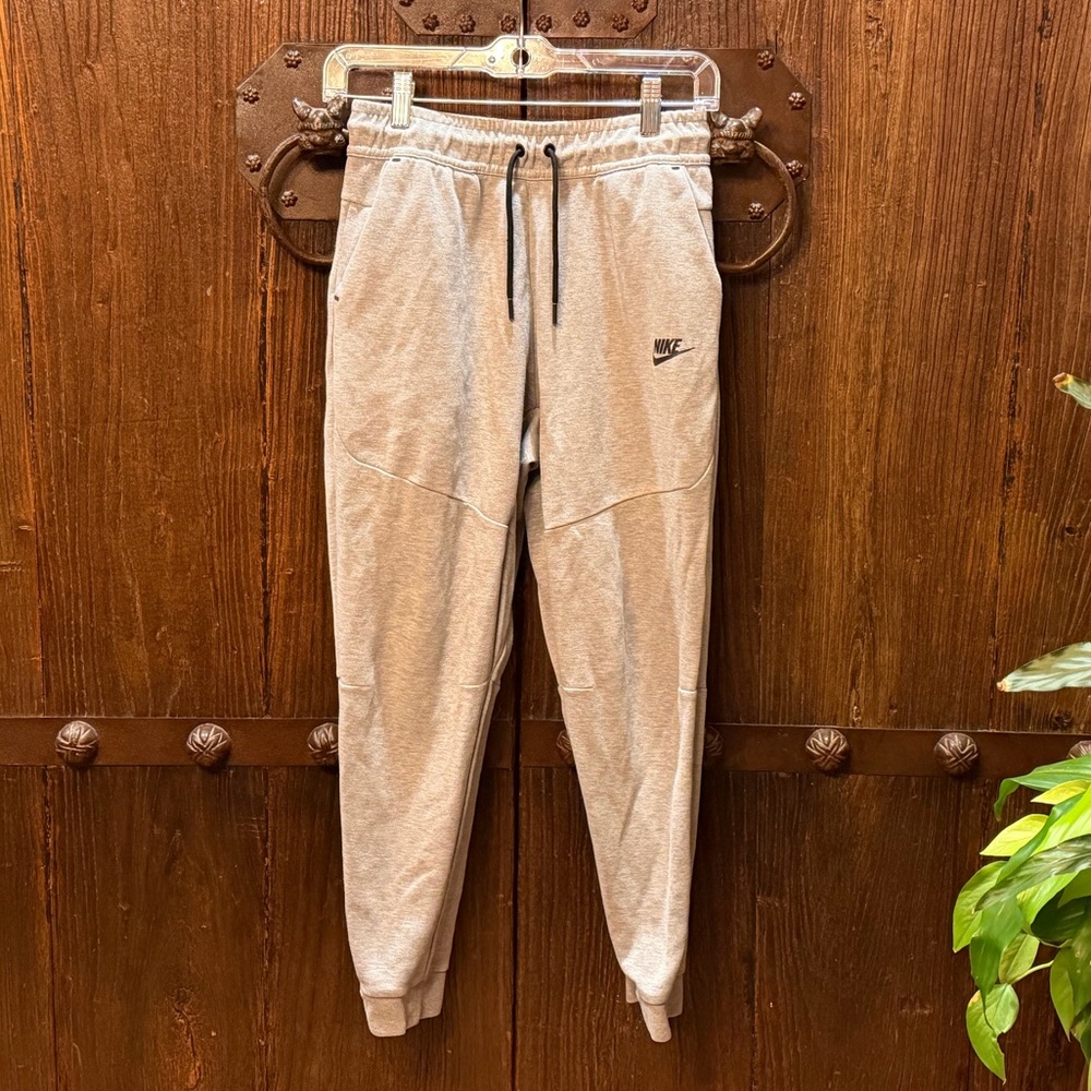 Youth Nike Tech Light Gray Sweatpants